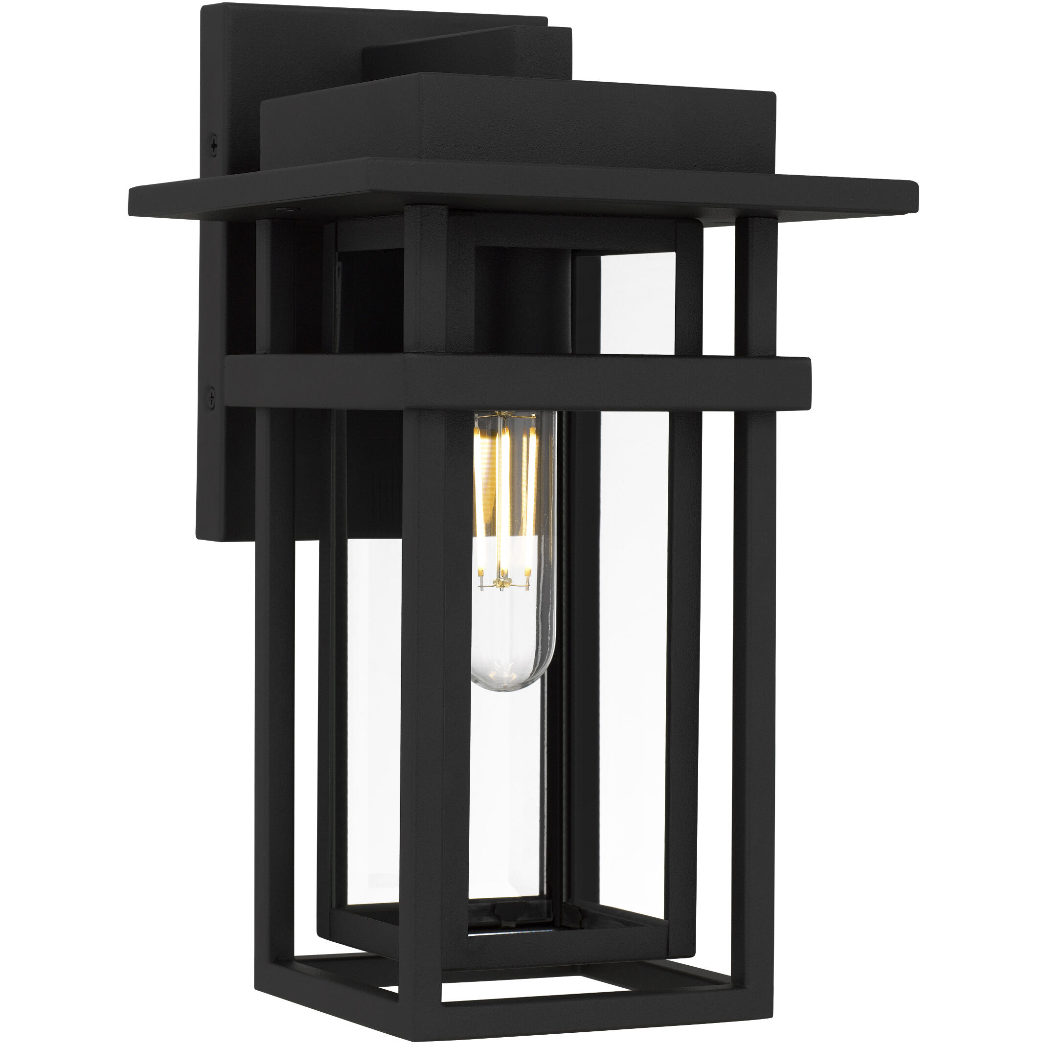 Morgan 1 Light 12 inch Earth Black Outdoor Wall Lantern