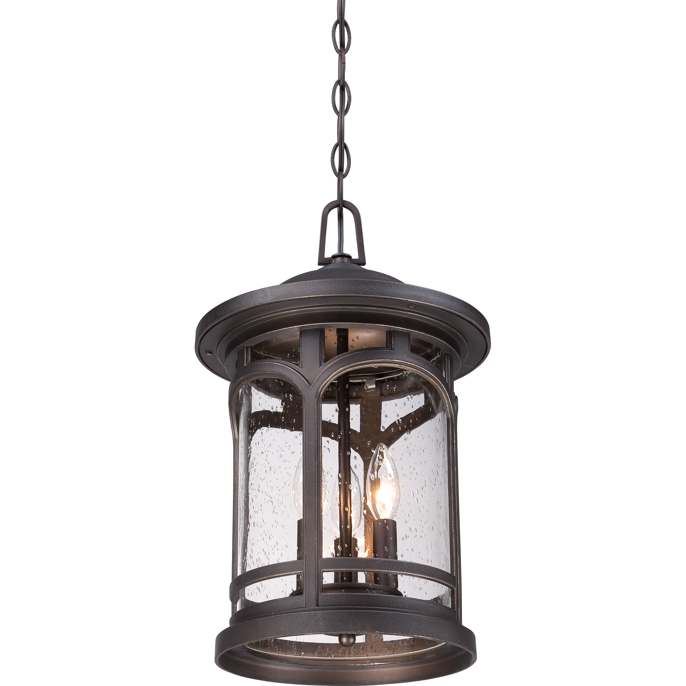 Marblehead 3 Light 11 inch Palladian Bronze Outdoor Hanging