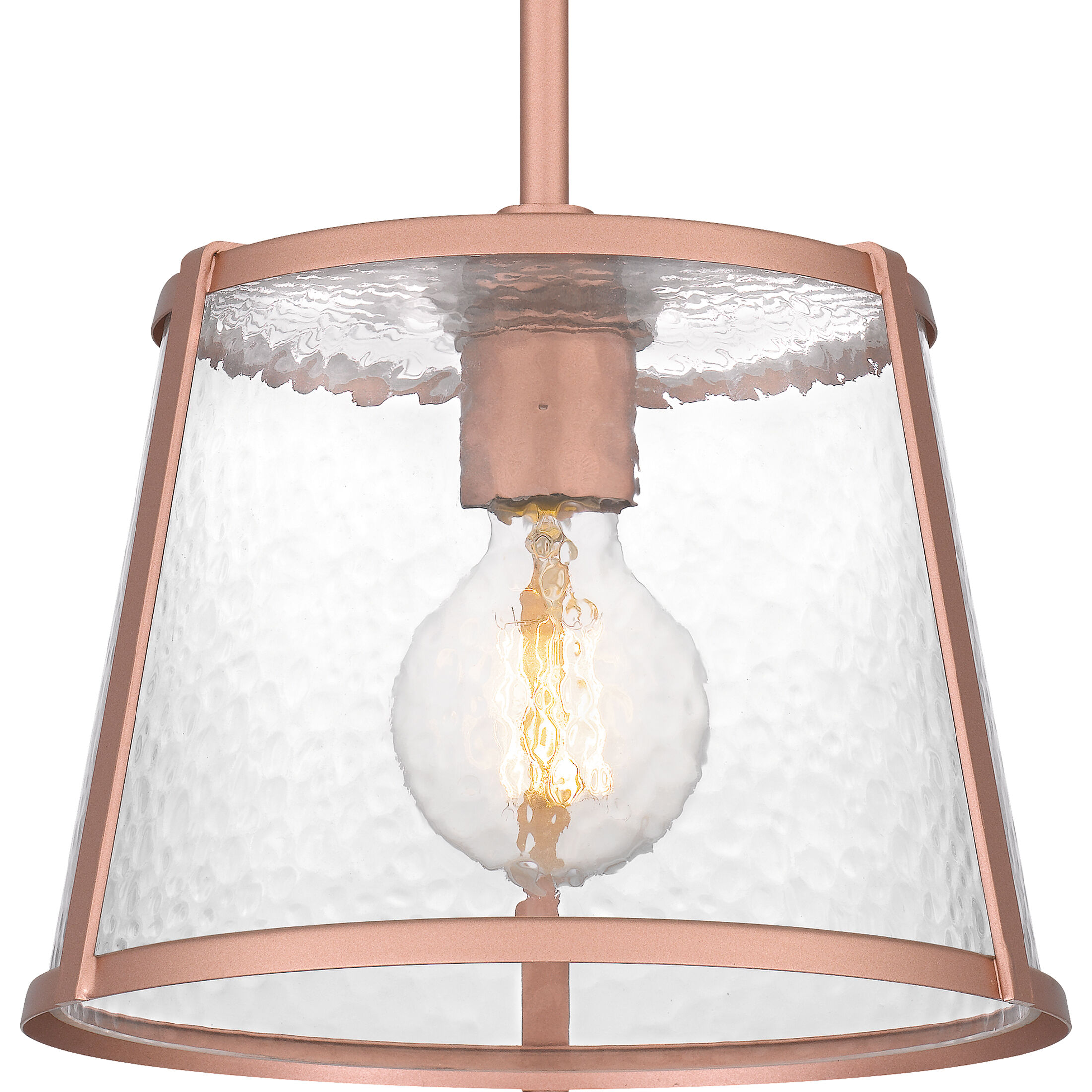 Labrant 1 Light 10.5 inch Matte Rose Gold Mini Pendant Ceiling Light