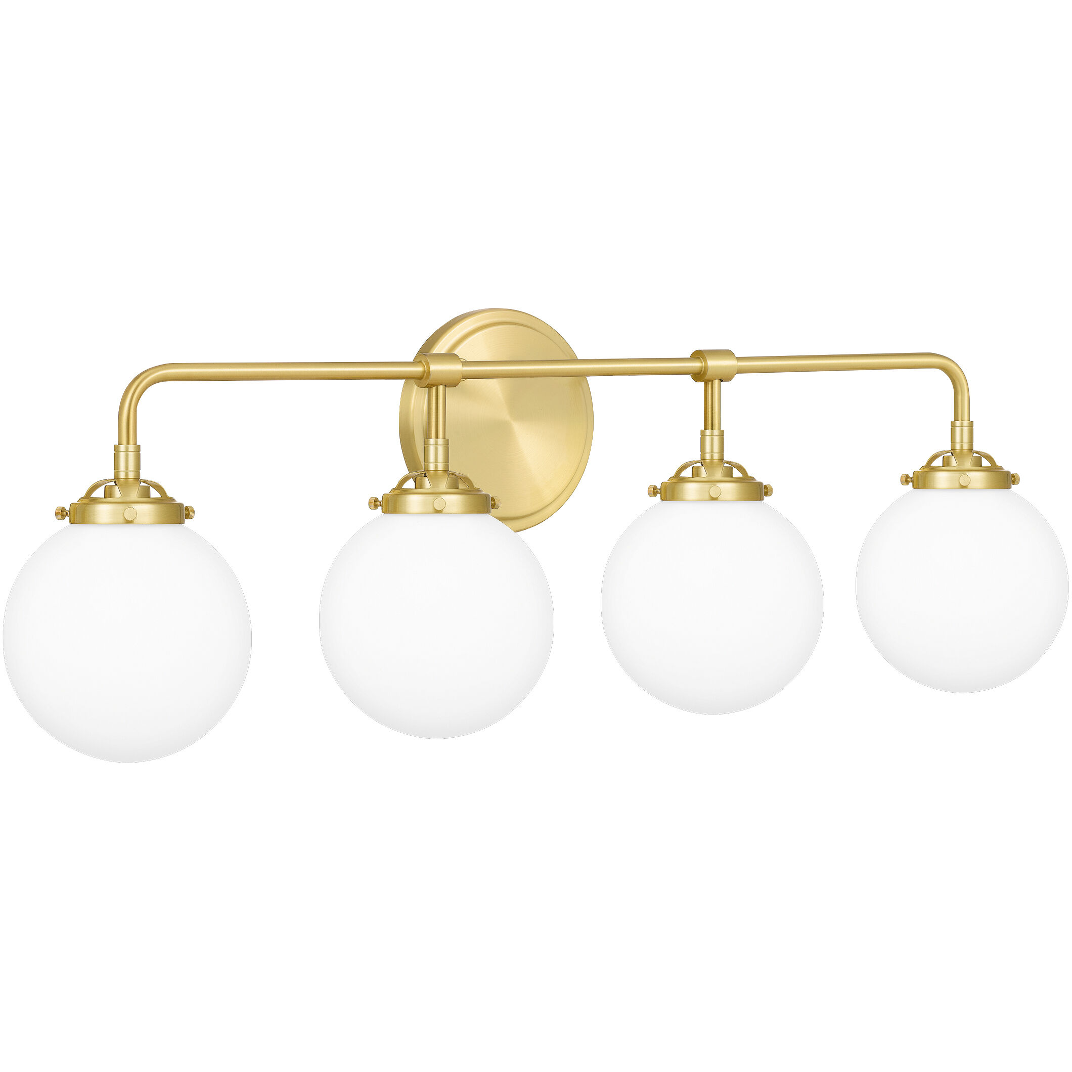 Landry 4 Light 32 inch Satin Brass Bath Light Wall Light