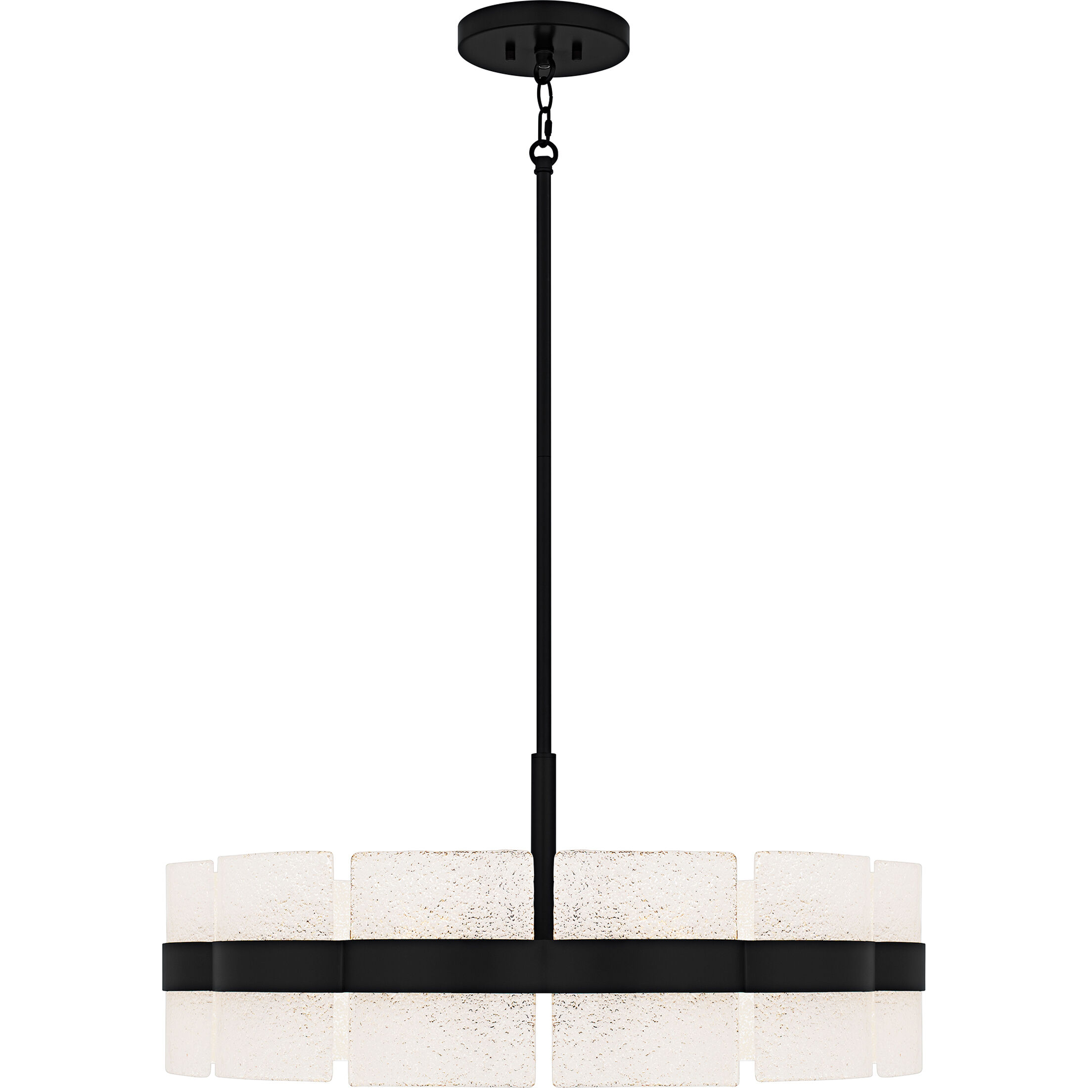 Sweeney 6 Light 30 inch Matte Black Pendant Ceiling Light