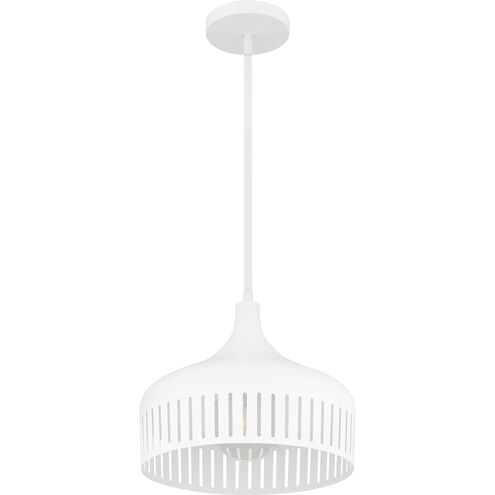 Keagan 1 Light 14 inch Matte White Pendant Ceiling Light