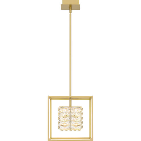 Dazzle LED 12 inch Soft Gold Pendant Ceiling Light