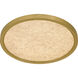 Outskirts LED 15 inch Brushed Gold Flush Mount Ceiling Light, Medium