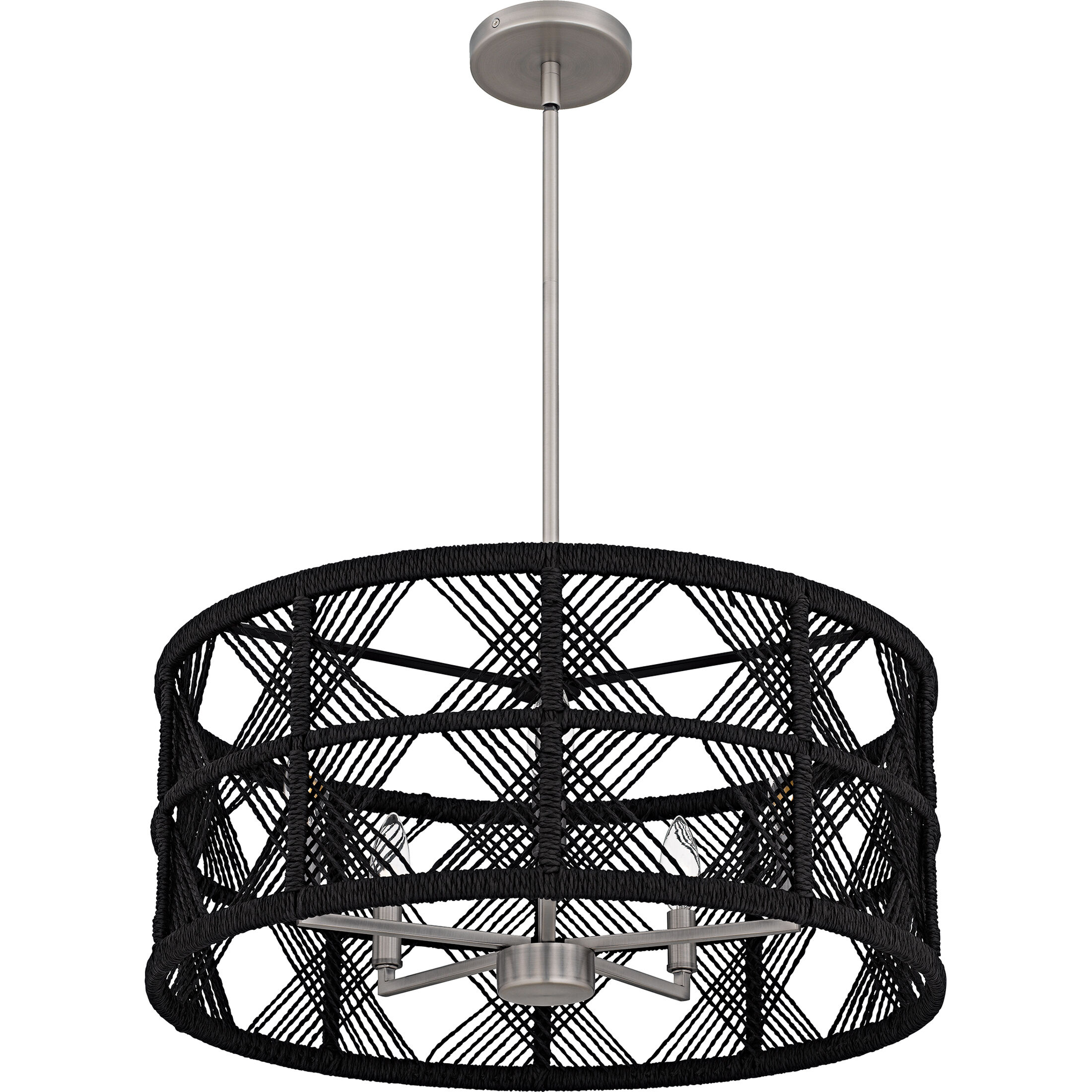 Axford 5 Light 22 inch Antique Nickel Pendant Ceiling Light, Large