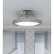 Outskirts LED 11 inch Brushed Nickel Semi-Flush Mount Ceiling Light