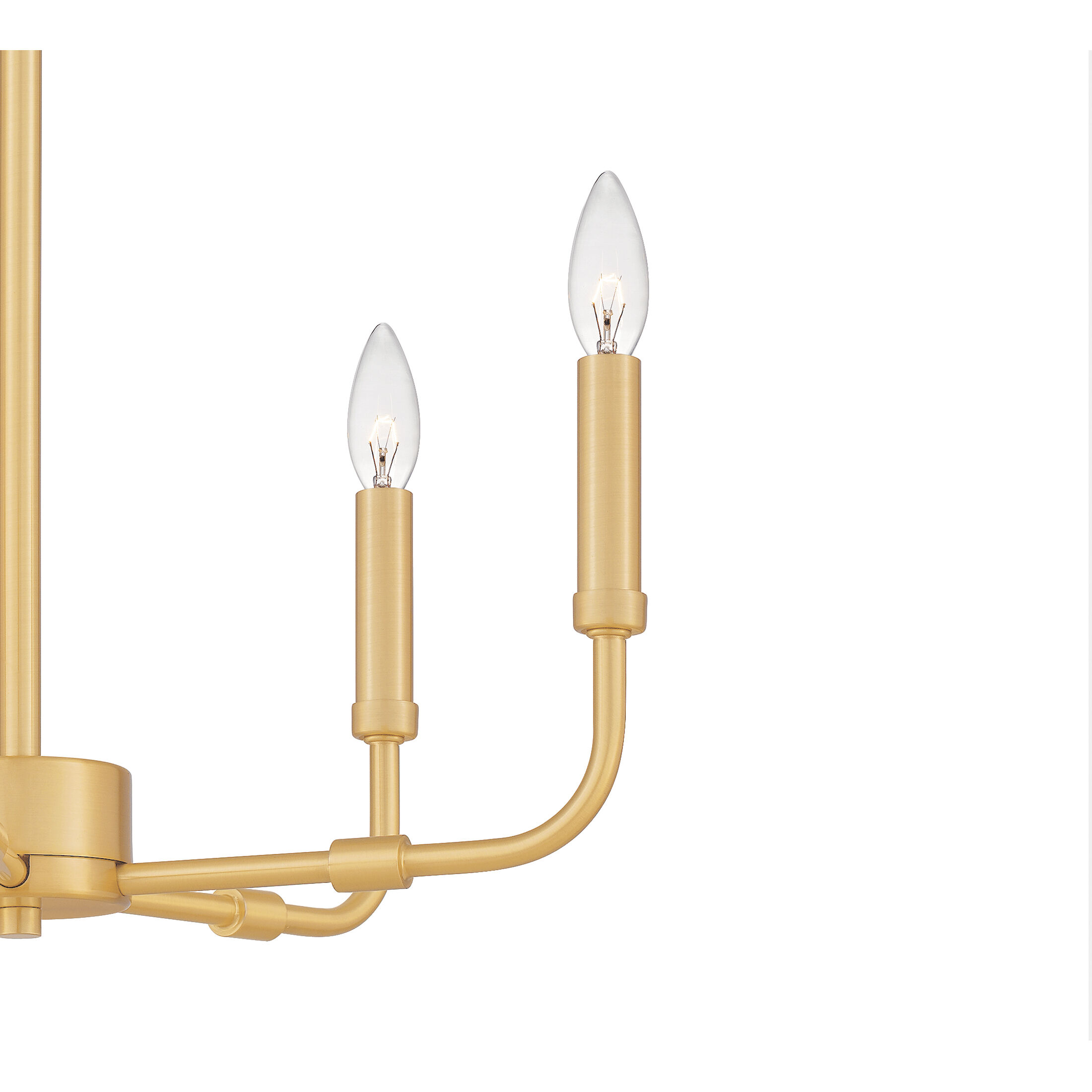 Abner 5 Light 18 inch Aged Brass Chandelier Ceiling Light