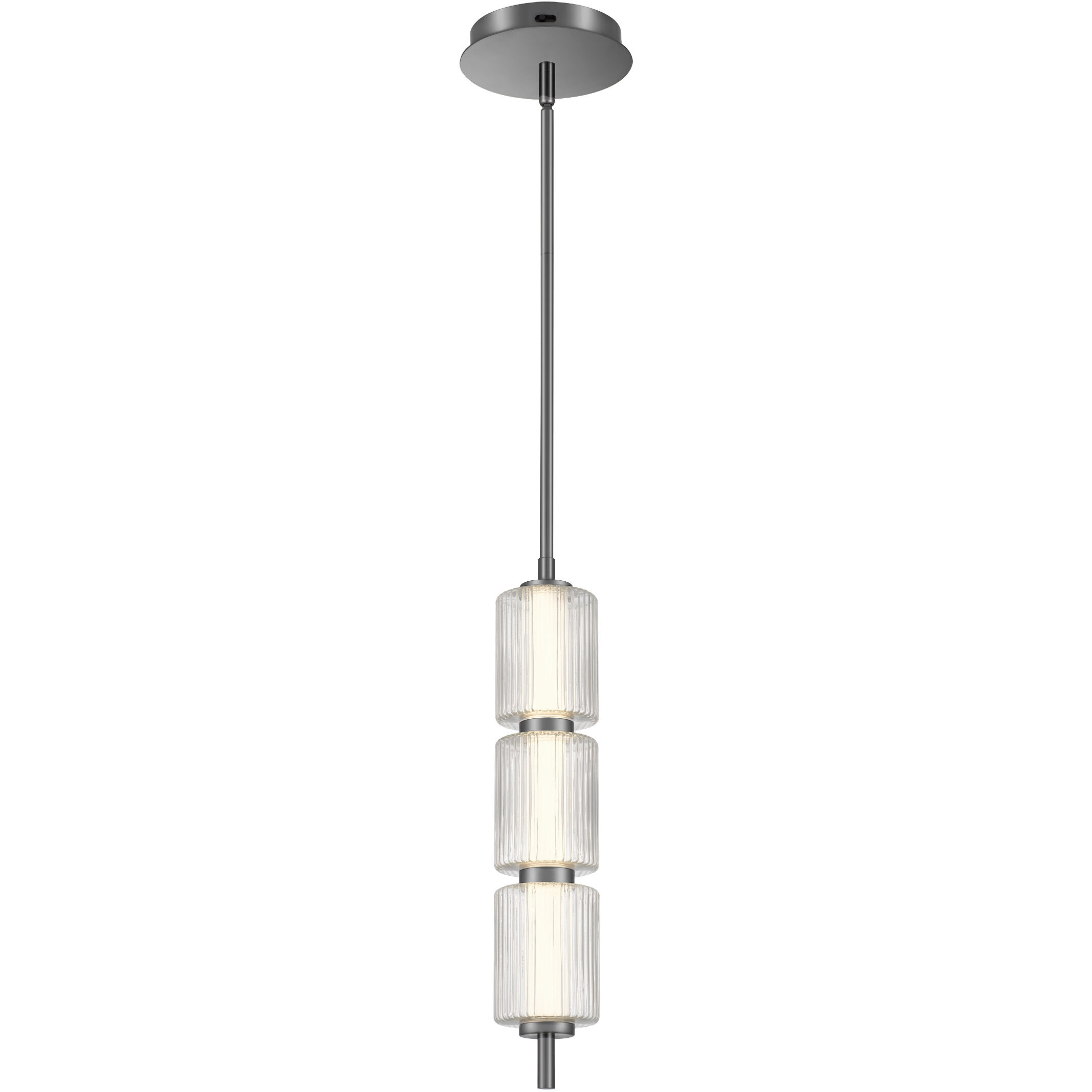 Turner LED 3.75 inch Black Chrome Mini Pendant Ceiling Light
