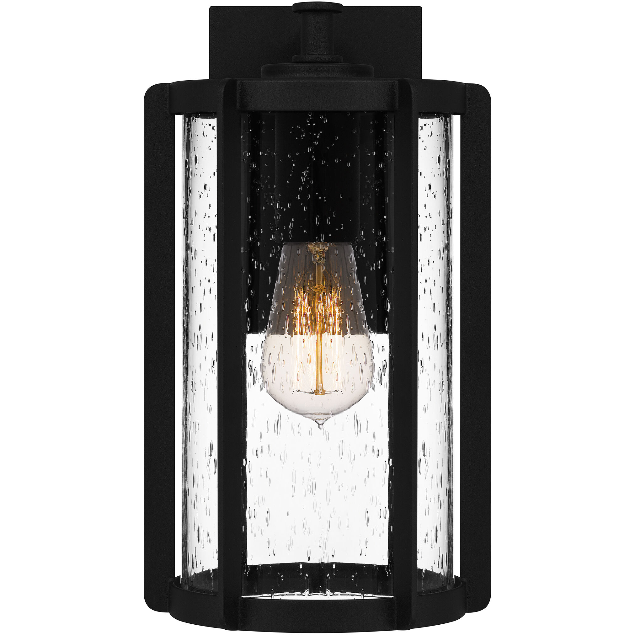 Hazel 1 Light 13 inch Earth Black Outdoor Wall Lantern