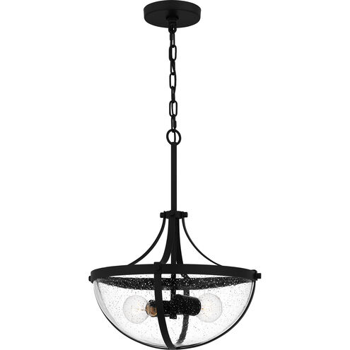Antebellum 2 Light 15 inch Matte Black Pendant Ceiling Light