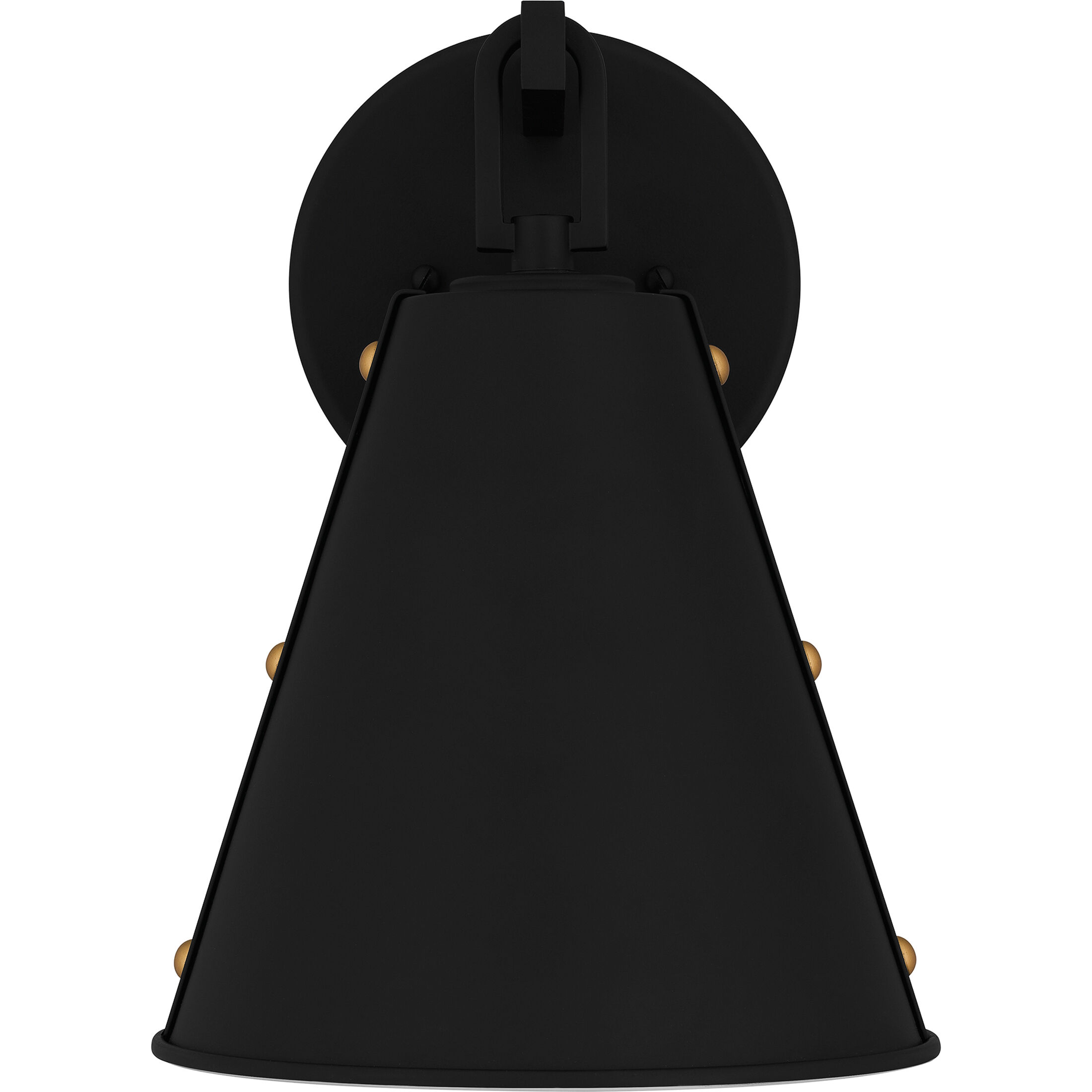 Hyde 1 Light 12 inch Matte Black Outdoor Wall Lantern