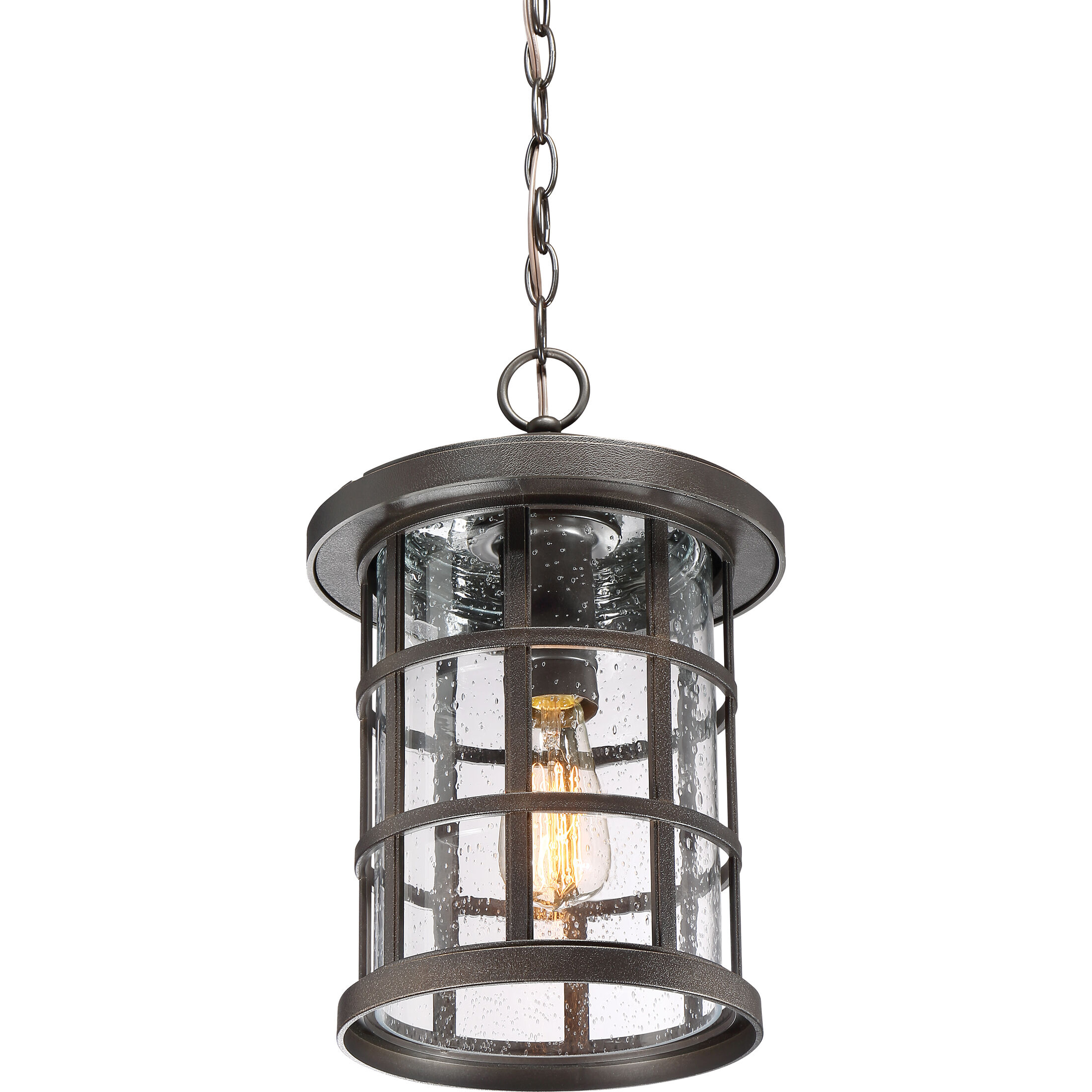 Crusade 1 Light 10 inch Palladian Bronze Outdoor Hanging Lantern