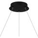 Aurelia LED 30 inch Matte Black Chandelier Ceiling Light