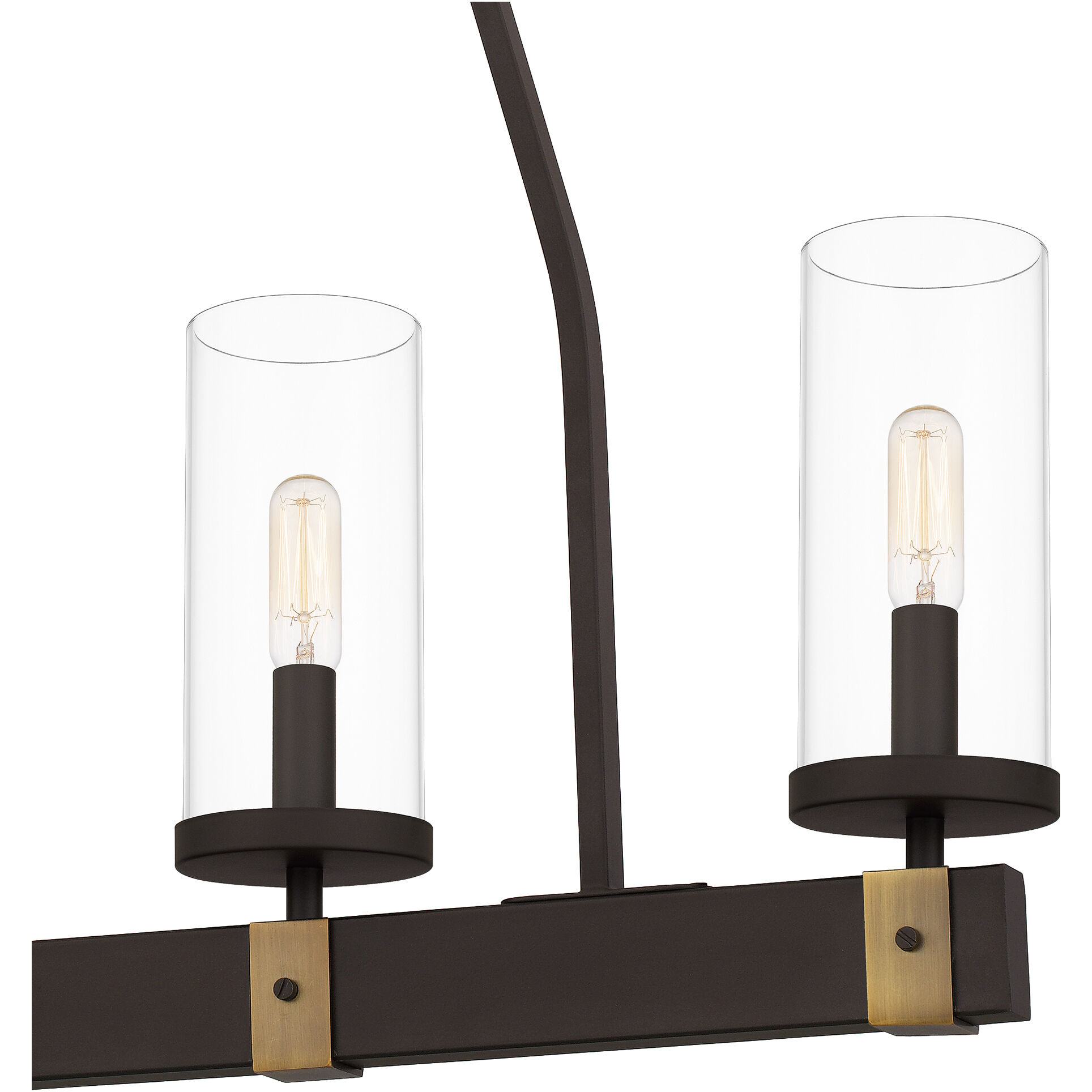 Lisbon 5 Light 39.5 inch Old Bronze Island Light Ceiling Light