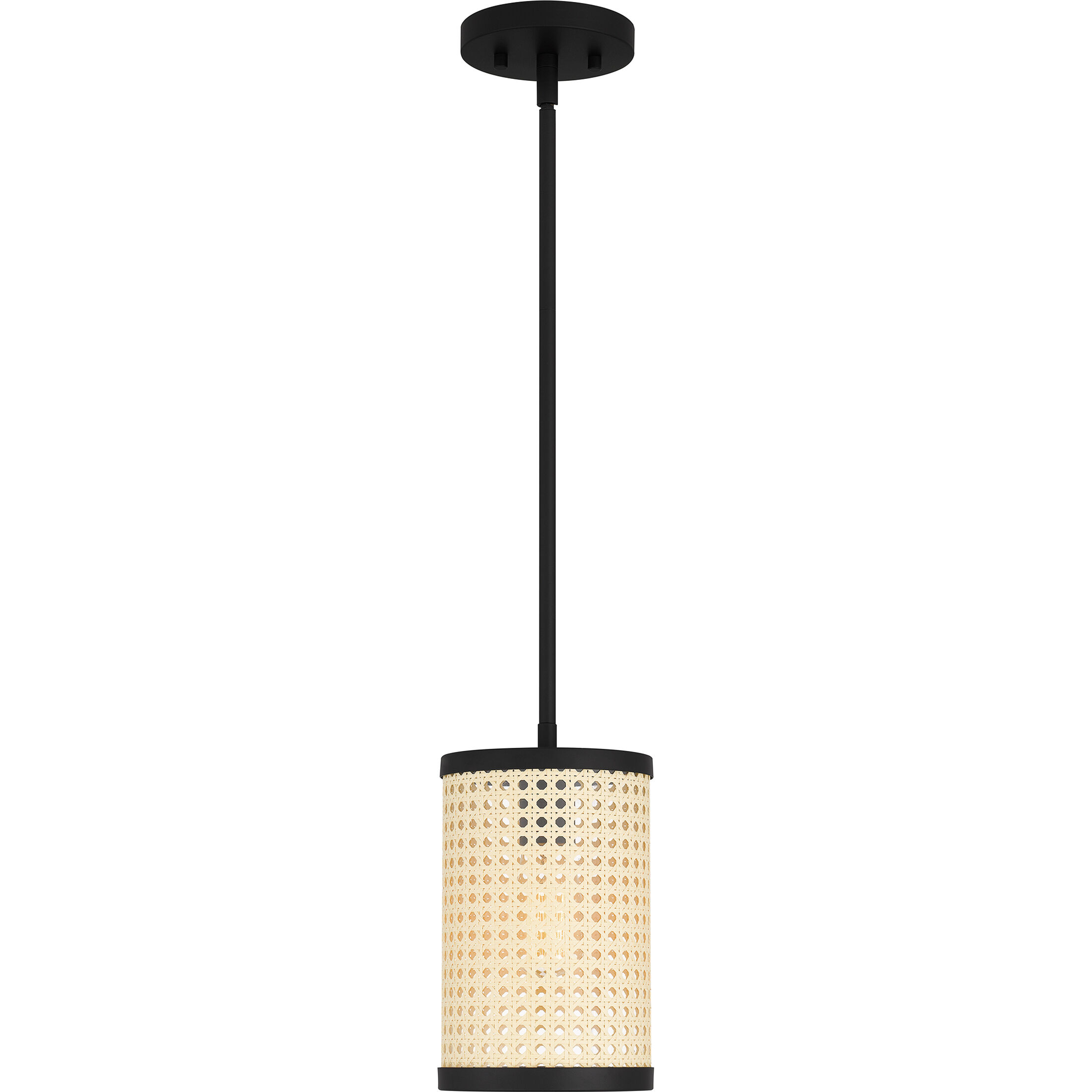 Syrah 1 Light 6 inch Matte Black Mini Pendant Ceiling Light