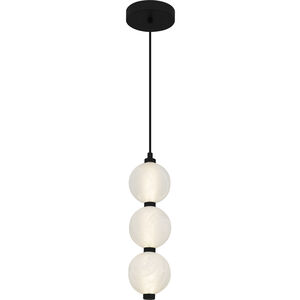 Clarendon LED 5.25 inch Matte Black Mini Pendant Ceiling Light, Small