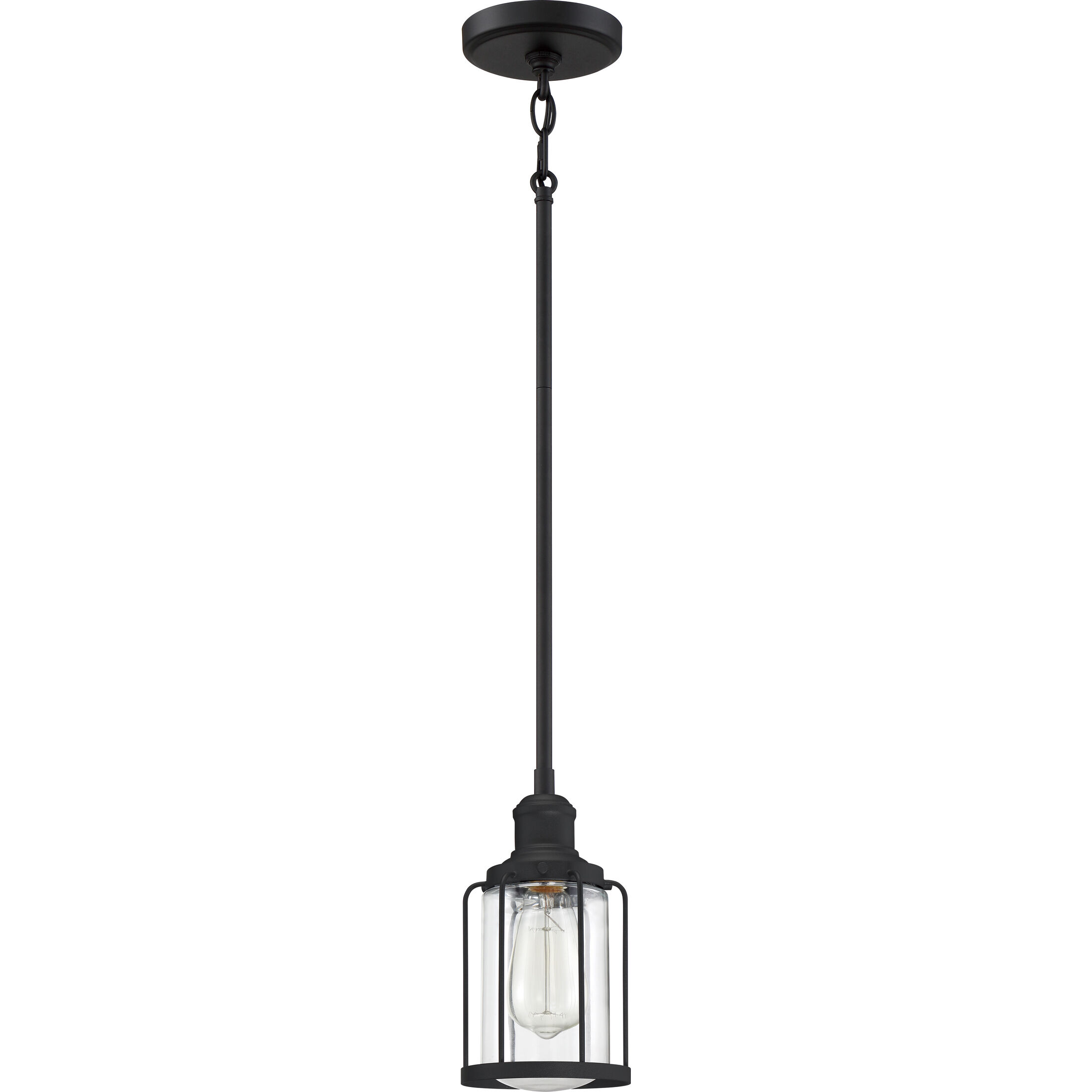 Ludlow 1 Light 5 inch Earth Black Mini Pendant Ceiling Light