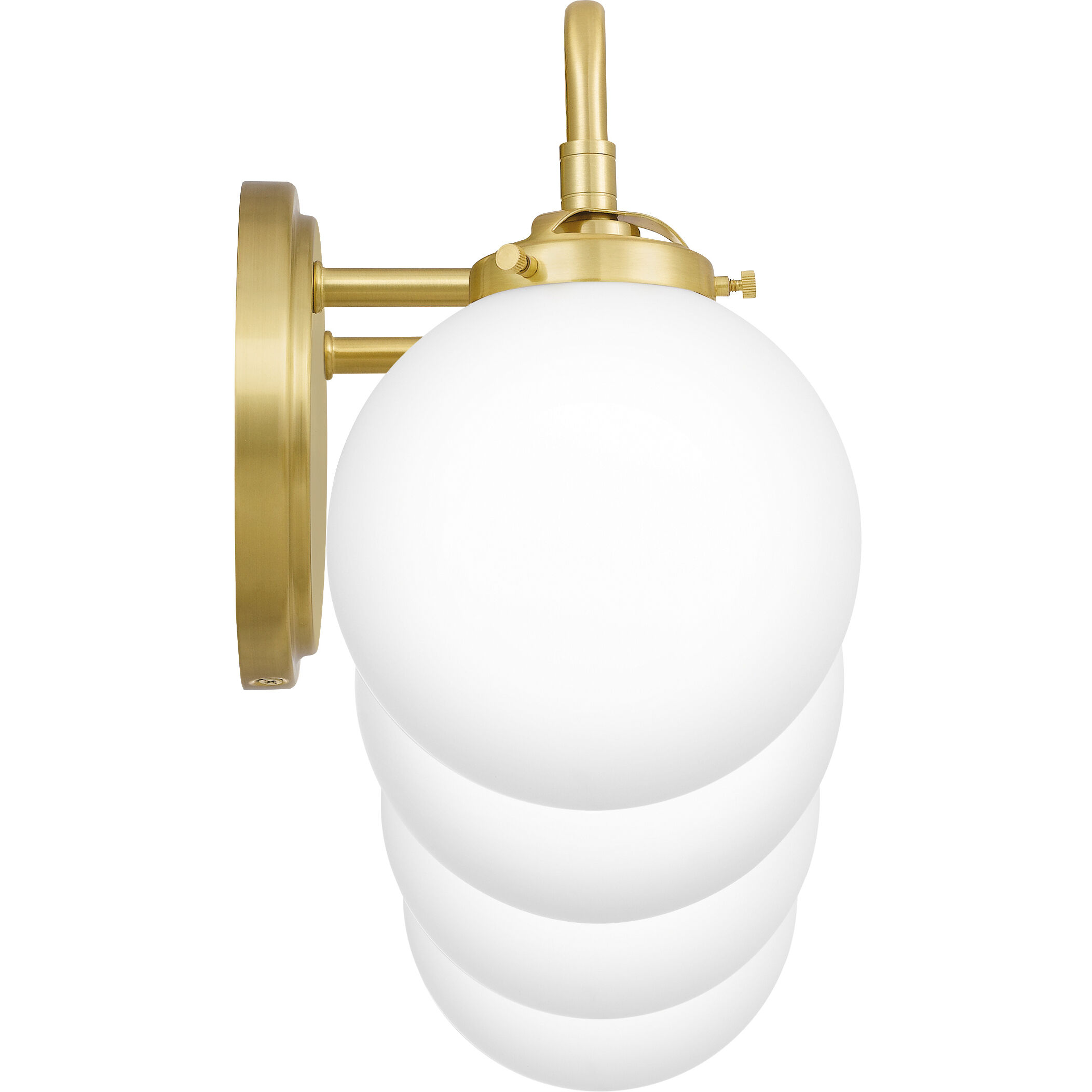 Landry 4 Light 32 inch Satin Brass Bath Light Wall Light