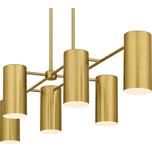 Quoizel FLD650BRG Foreland 6 Light 50 inch Brushed Gold Linear Quoizel FLD650BRG Foreland 6 Light 50 inch Brushed Gold Linear