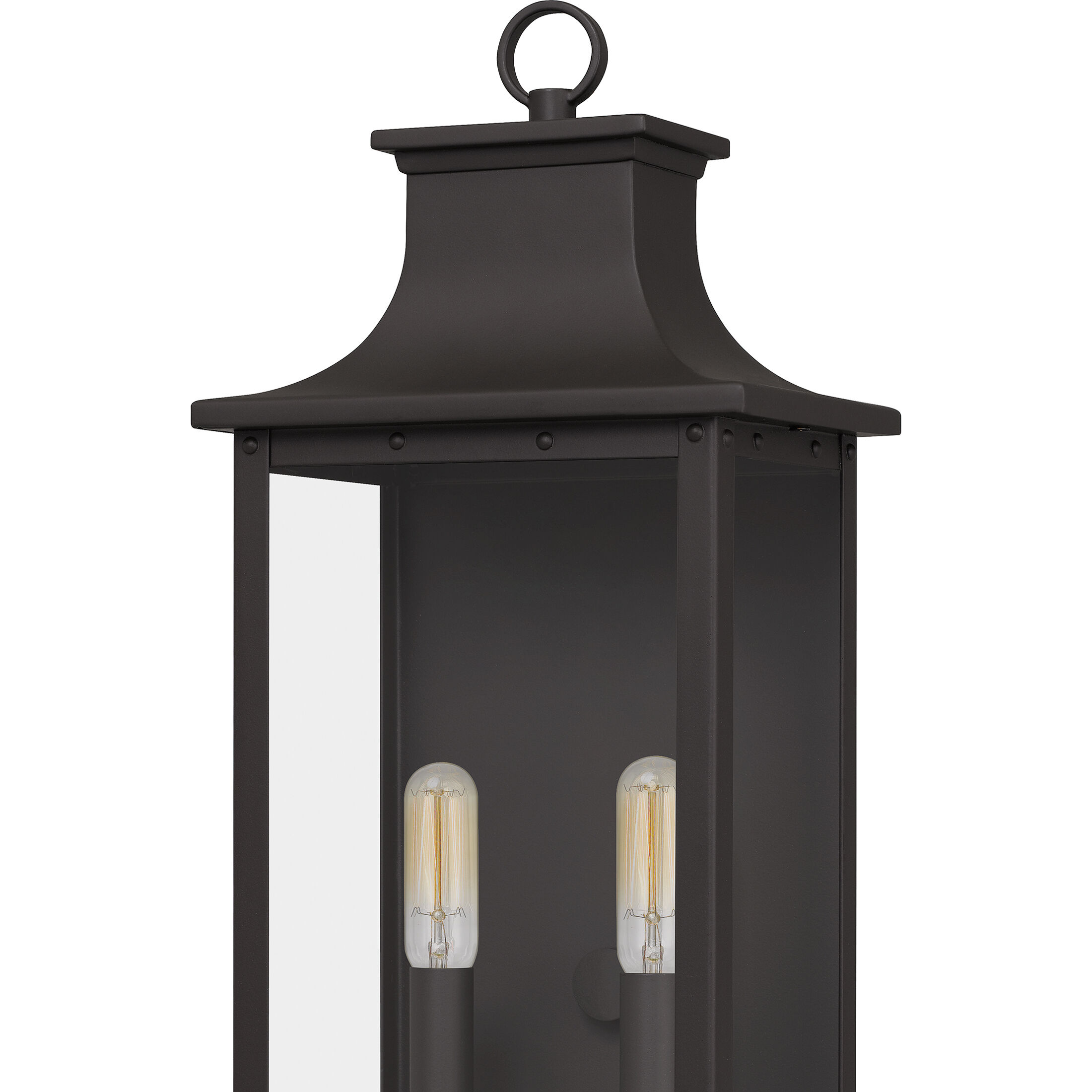 Abernathy 2 Light 20 inch Old Bronze Outdoor Wall Lantern, Medium