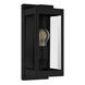 Eastover 1 Light 13 inch Earth Black Outdoor Wall Lantern, Small