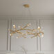 Cora Pendant Ceiling Light in Gold Leaf