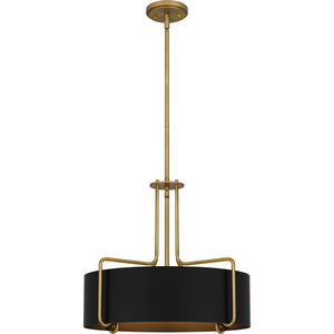 Hanley 4 Light 20 inch Aged Brass Pendant Ceiling Light