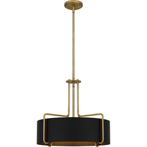 Hanley 4 Light 20 inch Aged Brass Pendant Ceiling Light