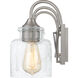Bartley 3 Light 24 inch Brushed Nickel Bath Light Wall Light