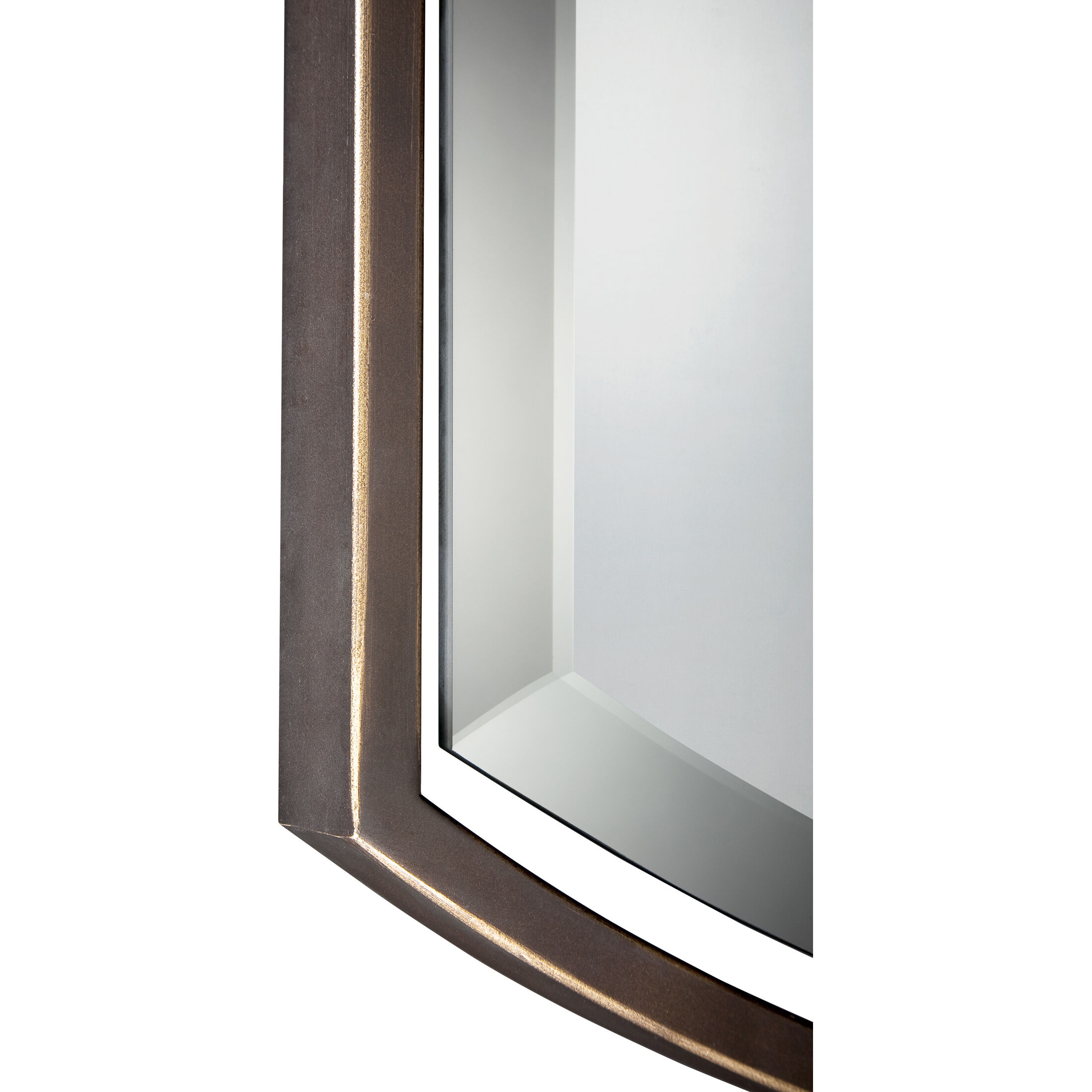 鏡 BROOKS WALL MIRROR Kate and Laurel Marston 24-in W x 36-in H Brown Framed Wall