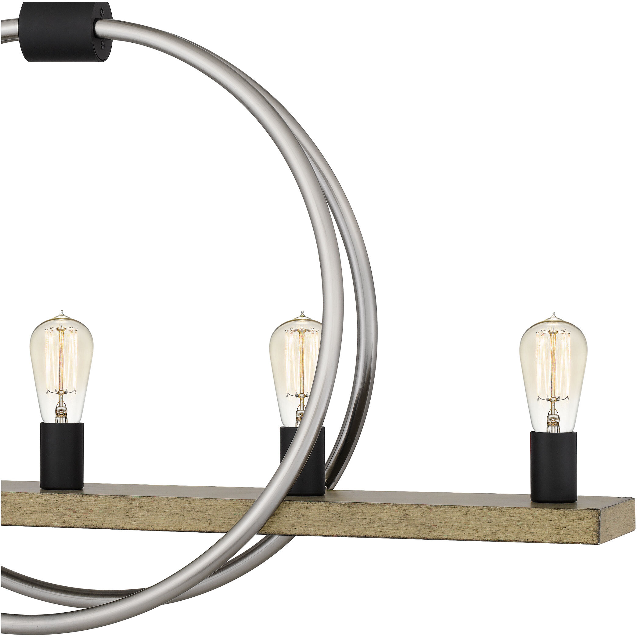 Sterling 5 Light 40 inch Brushed Nickel Island Light Ceiling Light