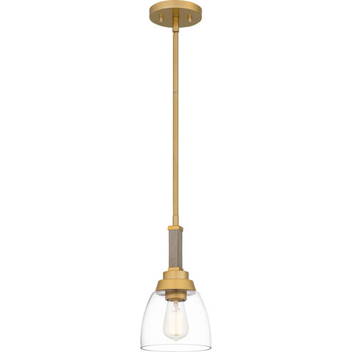 Burkett 1 Light 7 inch Light Gold Mini Pendant Ceiling Light