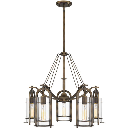 Toscana 5 Light 26 inch Statuary Bronze Chandelier Ceiling Light
