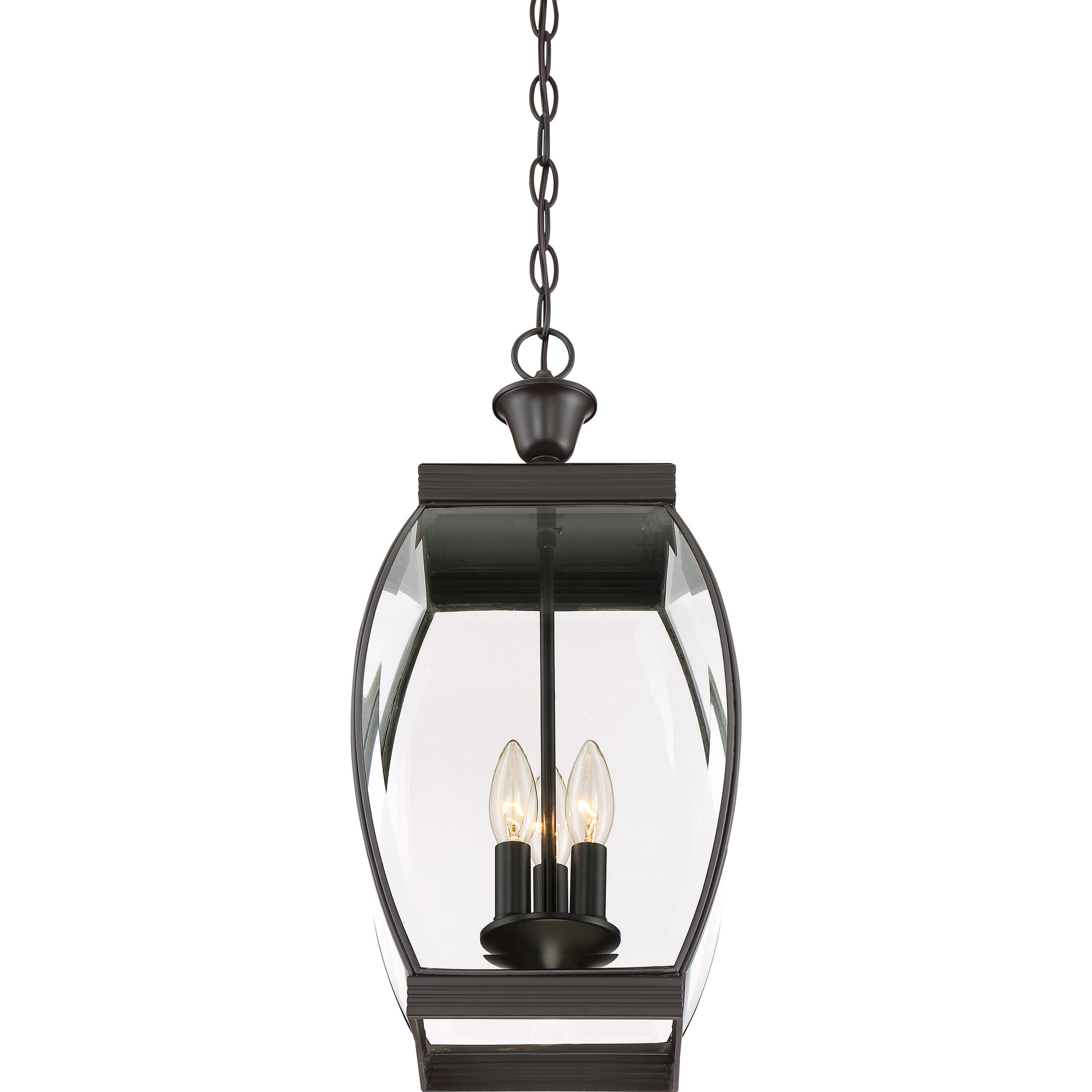 Oasis 3 Light 9 inch Medici Bronze Mini Pendant Ceiling Light, Small