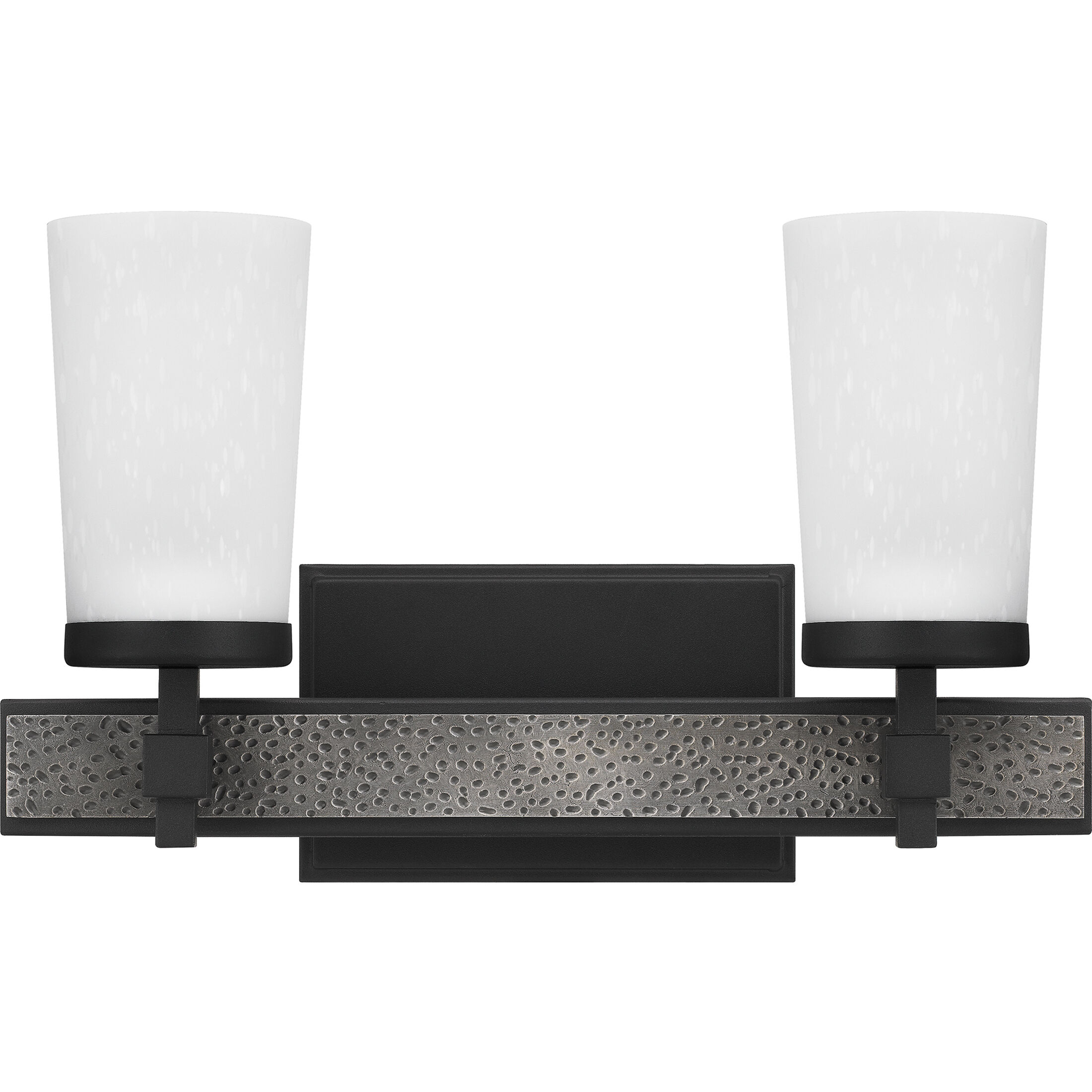 Dalton 2 Light 15 inch Earth Black Bath Light Wall Light, Medium