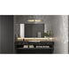 Talbott LED 32 inch Polished Chrome Bath Light Wall Light, Large
