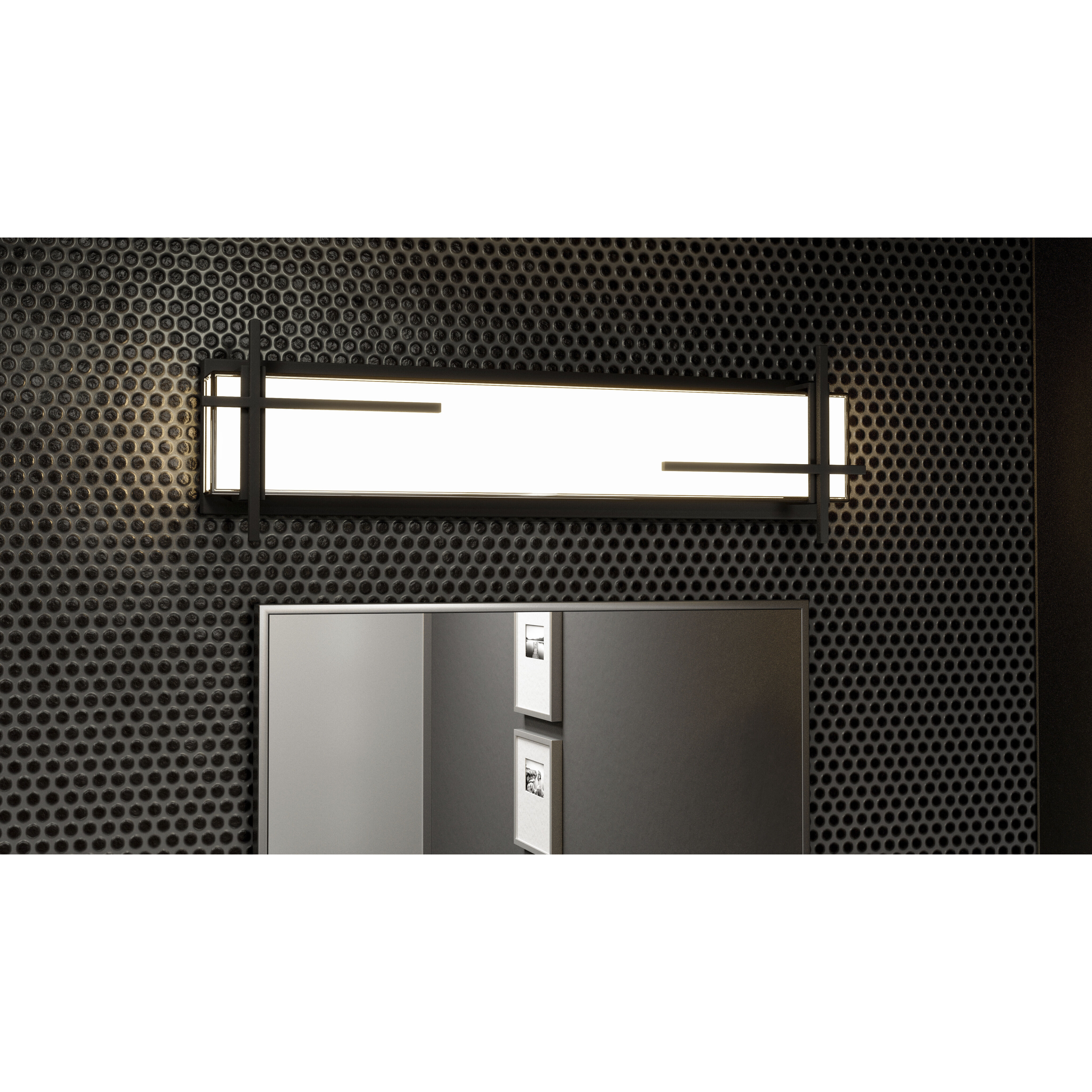 Wylie LED 23 inch Earth Black Bath Light Wall Light