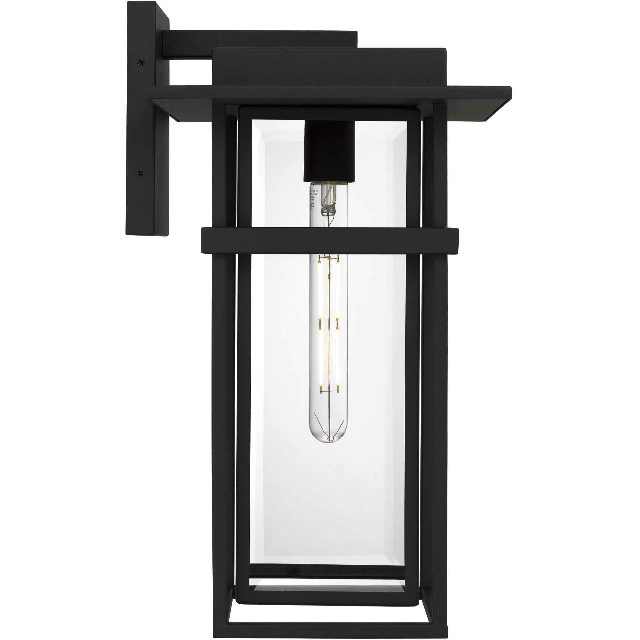 Morgan 1 Light 18 inch Earth Black Outdoor Wall Lantern