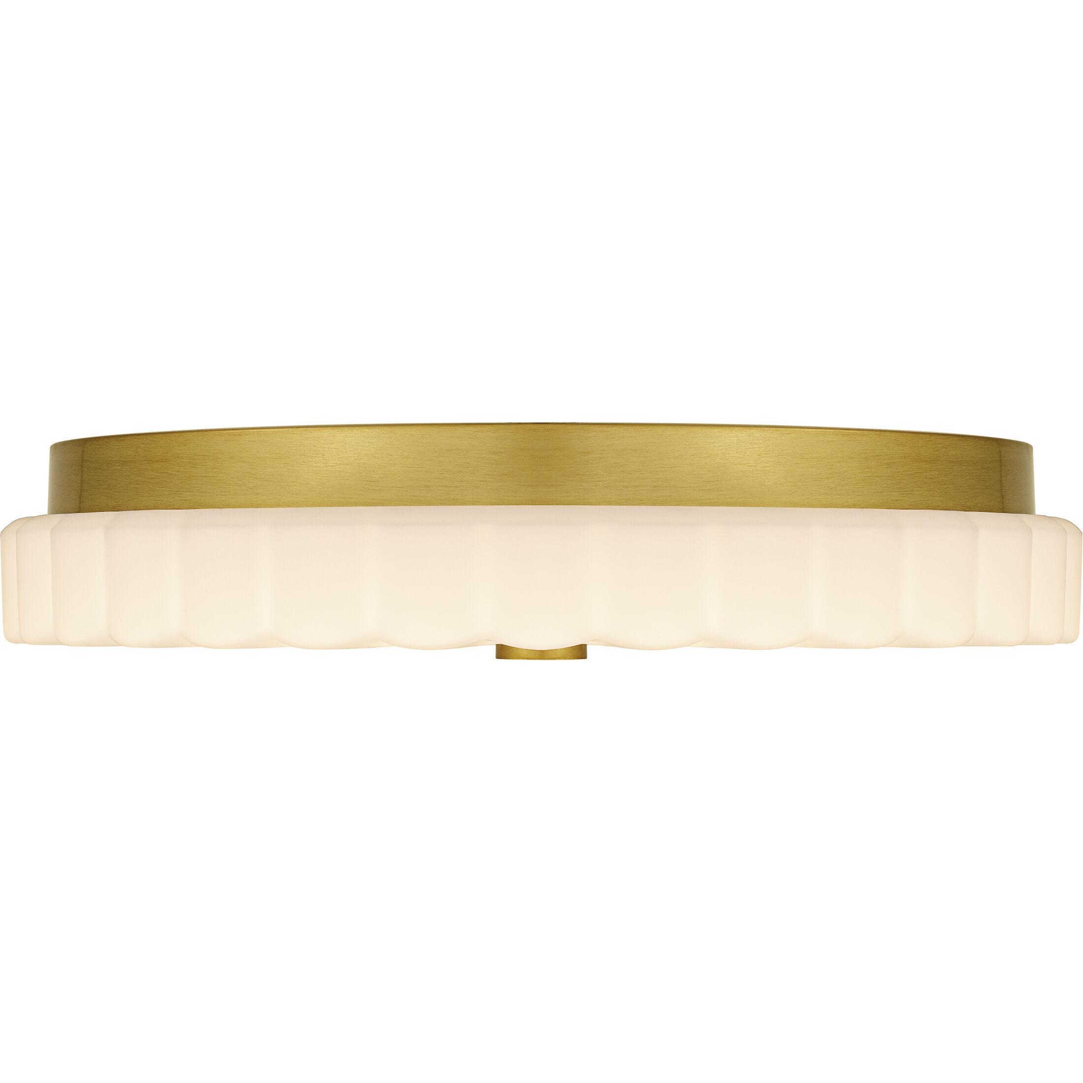 Cherbury LED 16 inch Brushed Gold Flush Mount Ceiling Light, Medium