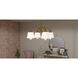 Iota 4 Light 22 inch Weathered Brass Pendant Ceiling Light