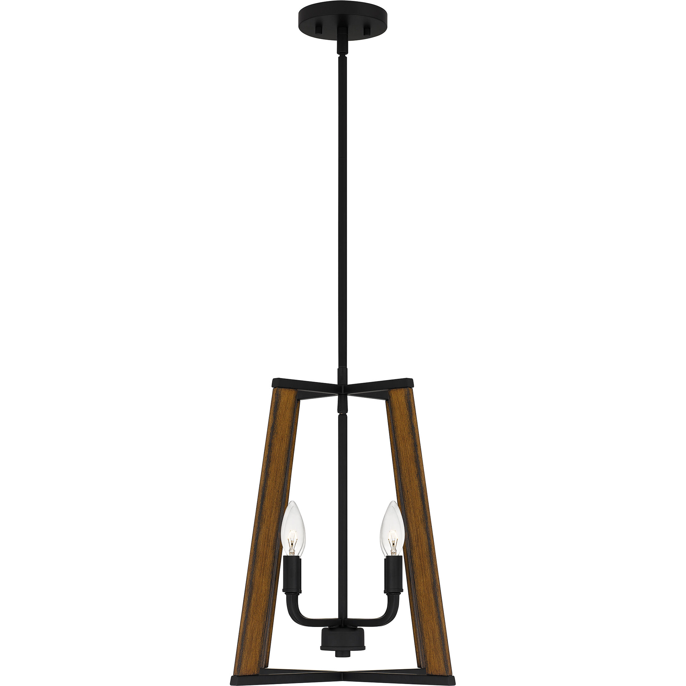 Mayline 4 Light 16 inch Matte Black Pendant Ceiling Light