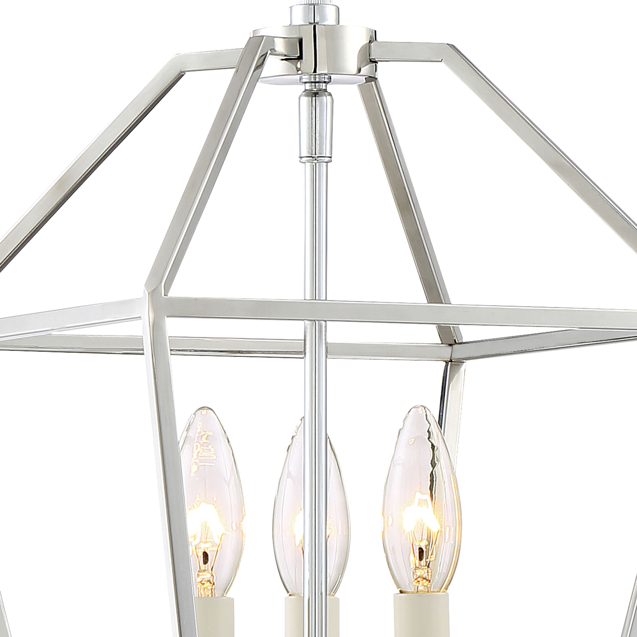 Aviary 3 Light 10 inch Polished Nickel Foyer Pendant Ceiling Light