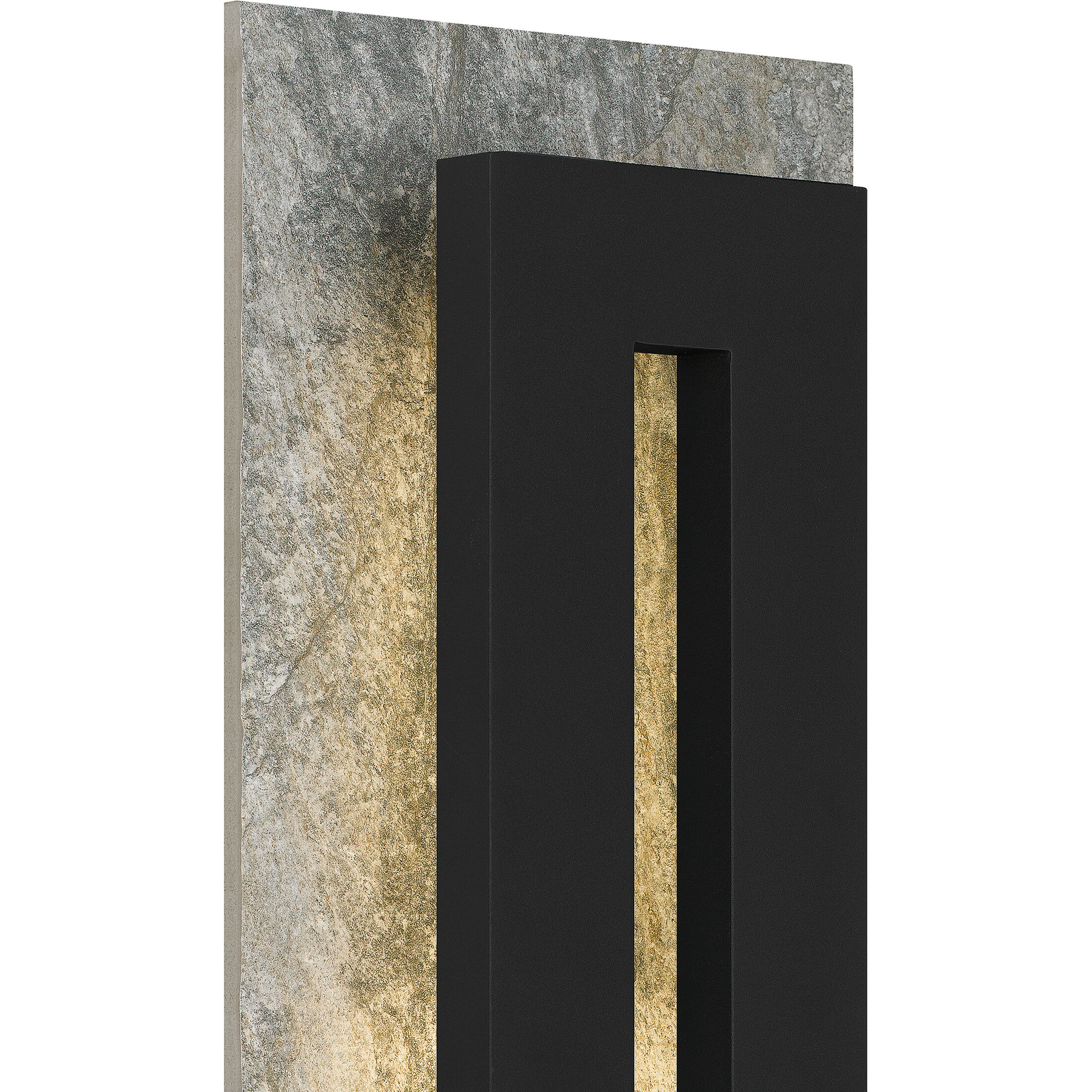 Tate LED 22 inch Earth Black Outdoor Wall Lantern, Large