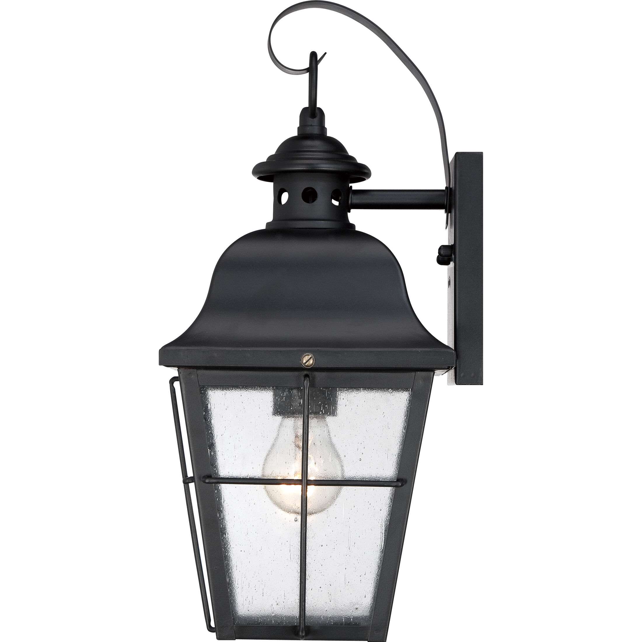 Millhouse 1 Light 16 inch Mystic Black Outdoor Wall Lantern