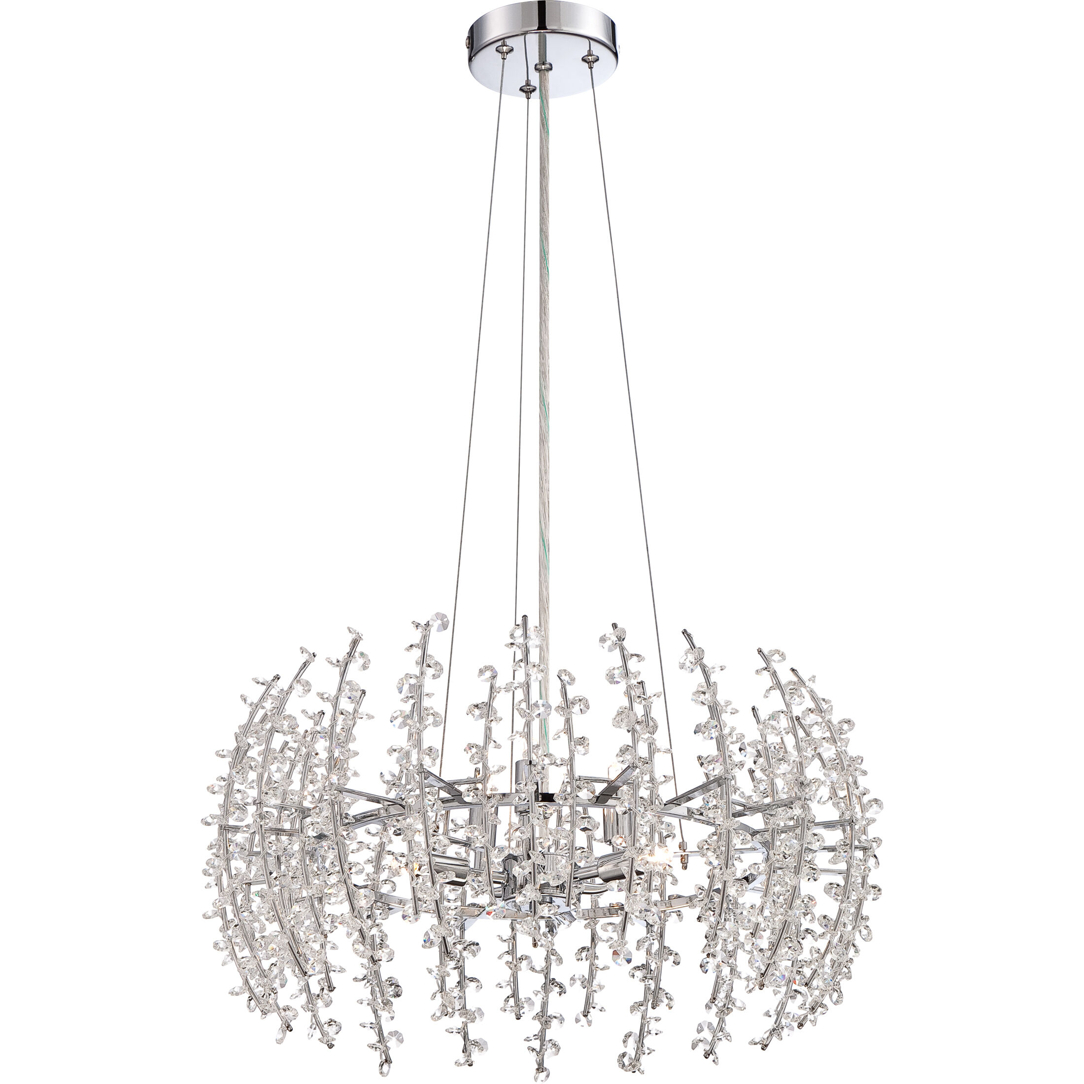 Valla 6 Light 20 inch Polished Chrome Pendant Ceiling Light