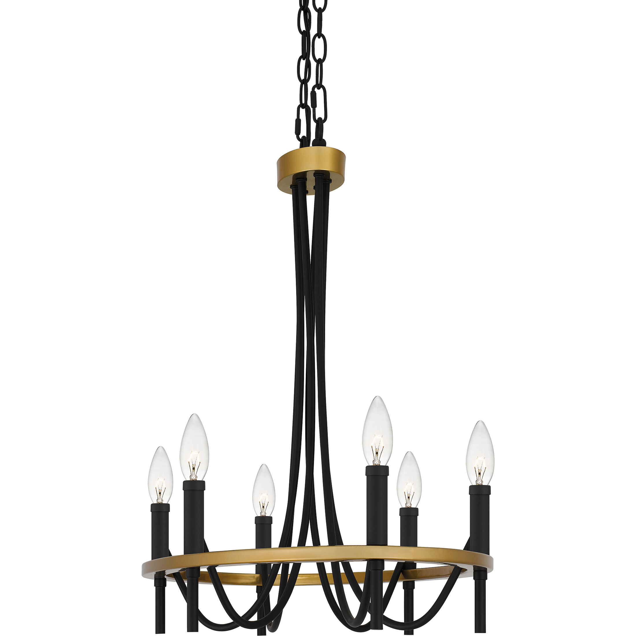 Legare 6 Light 36 inch Matte Black Island Light Ceiling Light