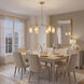 Gianna 6 Light 26.5 inch Bronze Gold Chandelier Ceiling Light