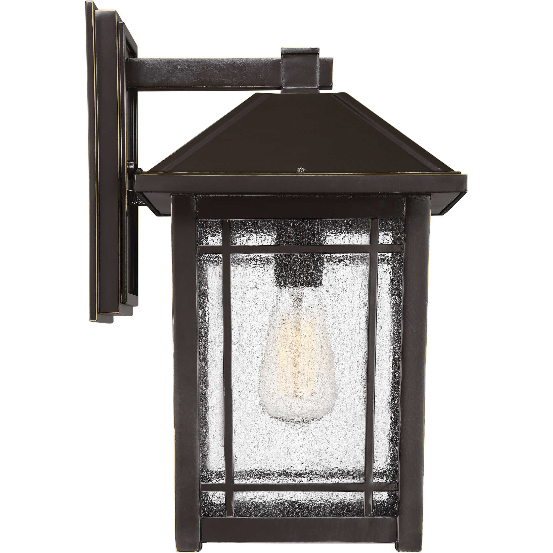 Cedar Point 1 Light 17 inch Palladian Bronze Outdoor Wall Lantern