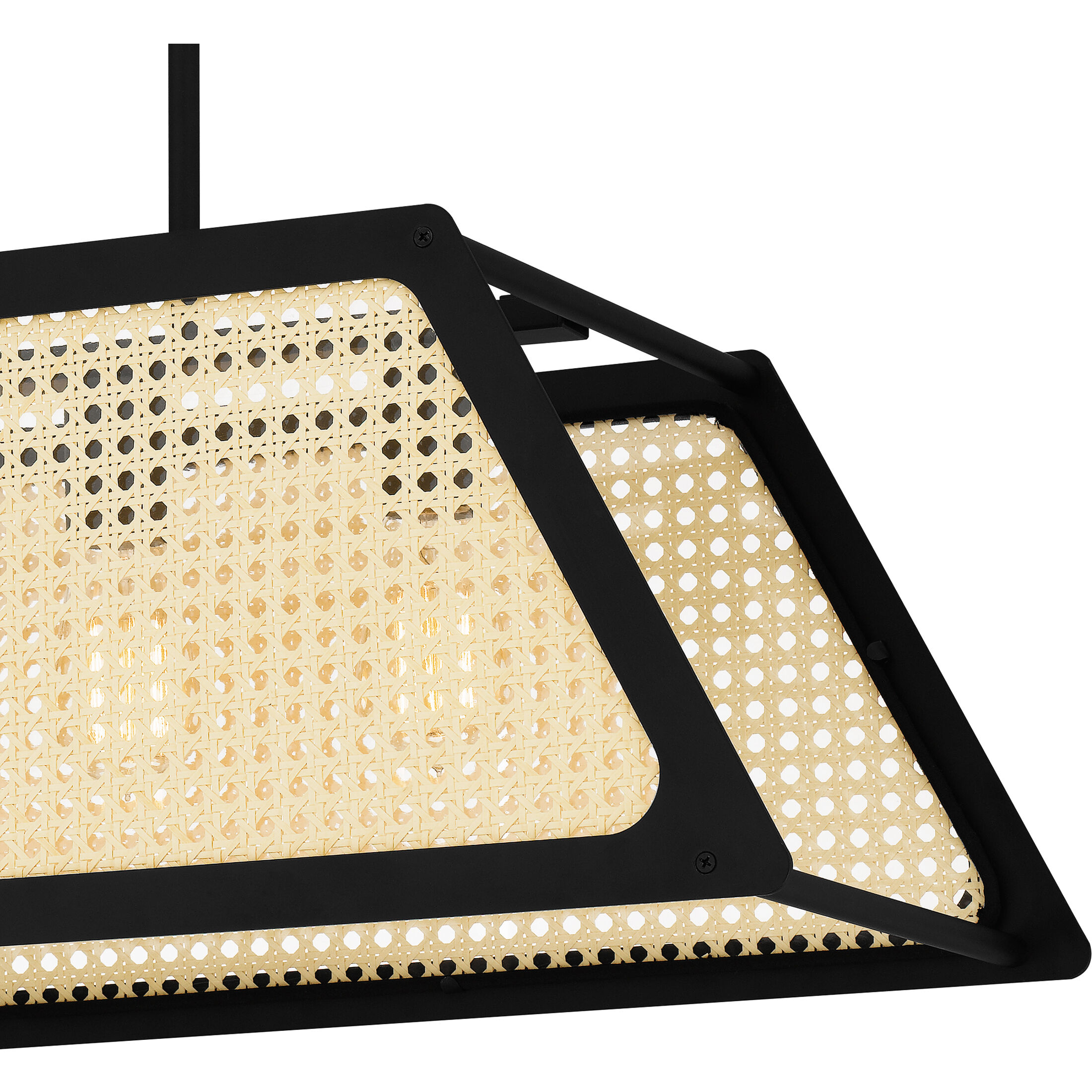 Syrah 5 Light 36 inch Matte Black Island Light Ceiling Light