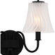 McKinney 2 Light 15.5 inch Matte Black Bath Light Wall Light, Medium